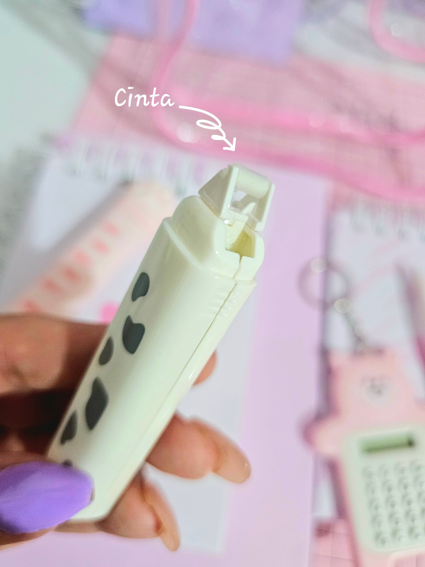 Cinta y corrector patita