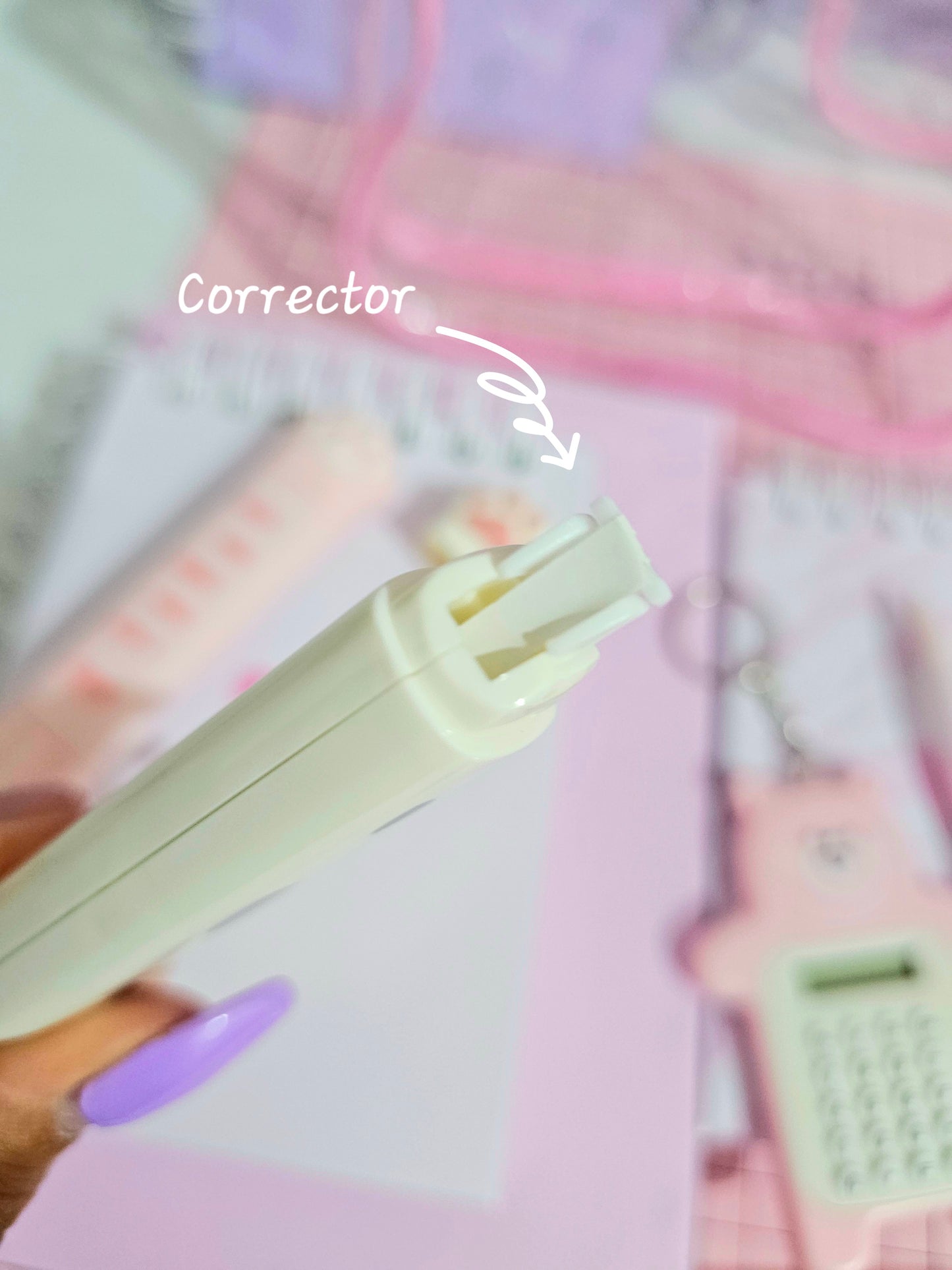 Cinta y corrector patita