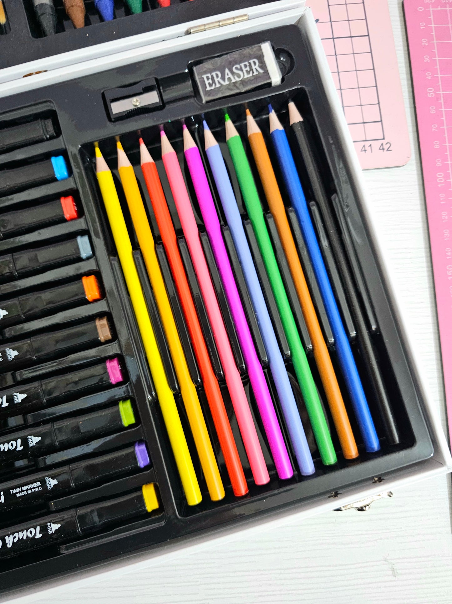 Valija de arte 46 pcs para niño y niña